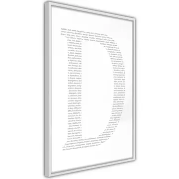 Poster Artgeist Affisch Letter D