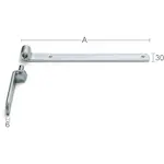 Hakgångjärn Habo 212