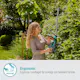 Häcksax Gardena ComfortCut 50/18V P4A Komplett (2,0Ah batteri + standardladdare)