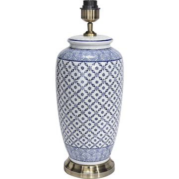 Lampfot PR Home Li Jing Blå/Vit 49 cm