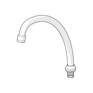 Utloppspip Oras Saga Svängbar för Köksblandare & Kökskran 250 mm
