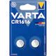 Batteri VARTA Litium CR1616 2-Pack