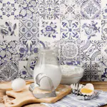 Kakeldekor Konradssons Oporto Blå Decormix 15x15 cm