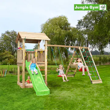 Lektorn Jungle Gym Casa Komplett Inkl Climb Modul X'tra och Rutschkana