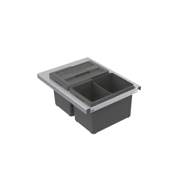 Källsorteringskärhållare Beslag Design Cube Smart 400