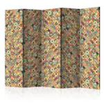 Rumsavdelare Skärmvägg Arkiio Rainbow Mosaic II 225x172 cm