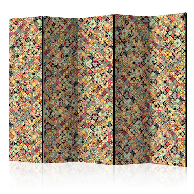 Rumsavdelare Skärmvägg Arkiio Rainbow Mosaic II 225x172 cm