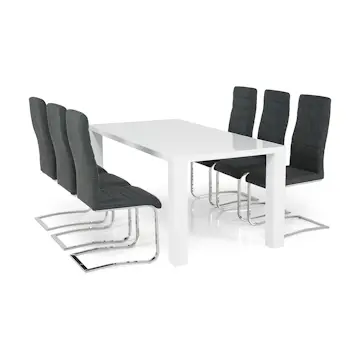 Matgrupp In Living Cibus med 6 Cibus Stolar