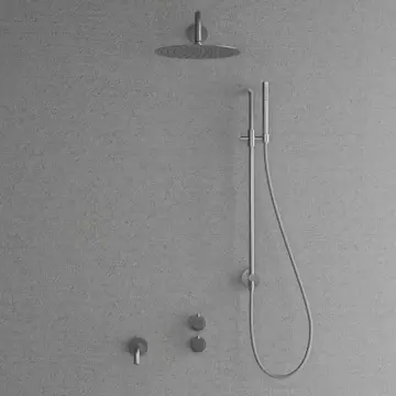 Takduschset Scandtap Steel Harmonized 5X för Inbyggnad