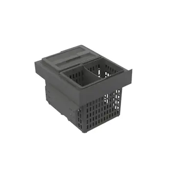 Källsorteringskärhållare Beslag Design Select Side Eco Mörkgrå