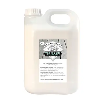 Trallsåpa Gammeldags Vit