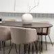 Matgrupp furniture/fashion Stone med 6 Berit Stolar