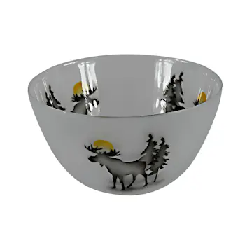 Skål Nybro Crystal Älg