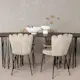 Matgrupp furniture/fashion Stone med 4 Limhamn Light Stolar