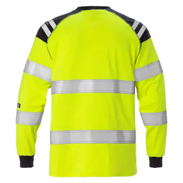 Flamskyddad T-shirt Fristads Långärmad 7077 TFLH Klass 3