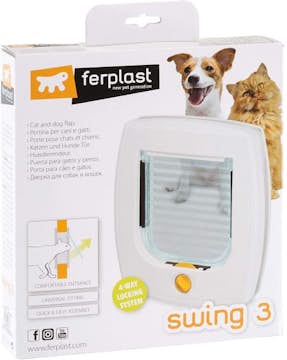 Kattlucka Ferplast Swing Basic 3 Vit