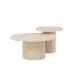 Soffbord Venture Home Härön Set Ø80 cm & Ø50 cm
