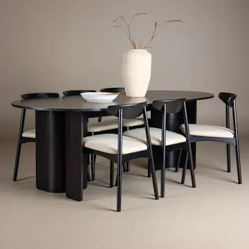 Matgrupp Venture Home Tyresö 220x100 cm med 6 Ven Stolar