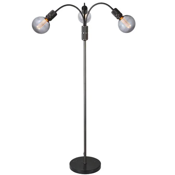 Golvlampa Halo Design Halo 3L E27
