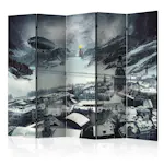 Rumsavdelare Skärmvägg Arkiio Winter in Riga II 225x172 cm