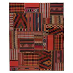 Persisk Patchworkmatta Arkiio Kelim Shiraz/Azerbajdzjan 159x204