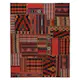 Persisk Patchworkmatta Arkiio Kelim Shiraz/Azerbajdzjan 159x204