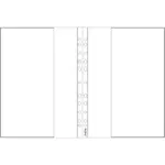 Dubbelficka/katalogficka KEBA PP , 0,15 mm 5-pack