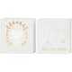 Målarduk Creativ Company med Guldtryck Vit 10,16 cm 2 St/1 Förp
