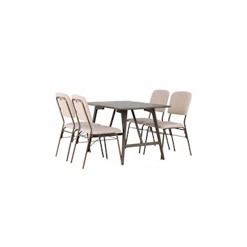 Matgrupp Venture Home Kaseidon med 4 st Seda stolar