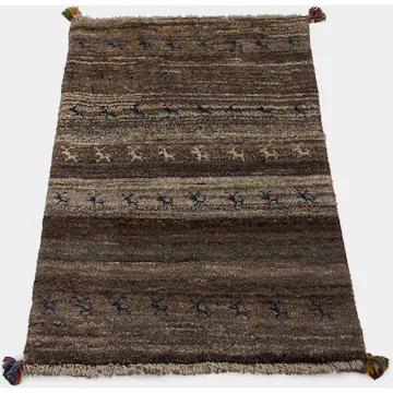 Persisk Matta Arkiio Gabbeh Shiraz Flerfärgad 78x126