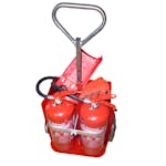 Heta-arbeten Kärra R!MAC Komplett 2 x 6 kg ABC + Filt & Handskar