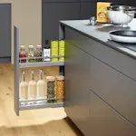 Bänkskåpsutdrag Theofils Kesseböhmer Base No.15 Arena Style Handdukshållare 481 mm