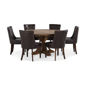 Matgrupp In Living Lyon 150 cm Rund med 6 Tuva Fåtölj