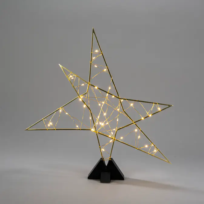 Stjärna Gnosjö Konstsmide Adventsljus Stående Dekoration LED