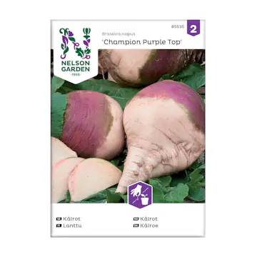 Frö Kålrot Nelson Garden Champion Purple Top