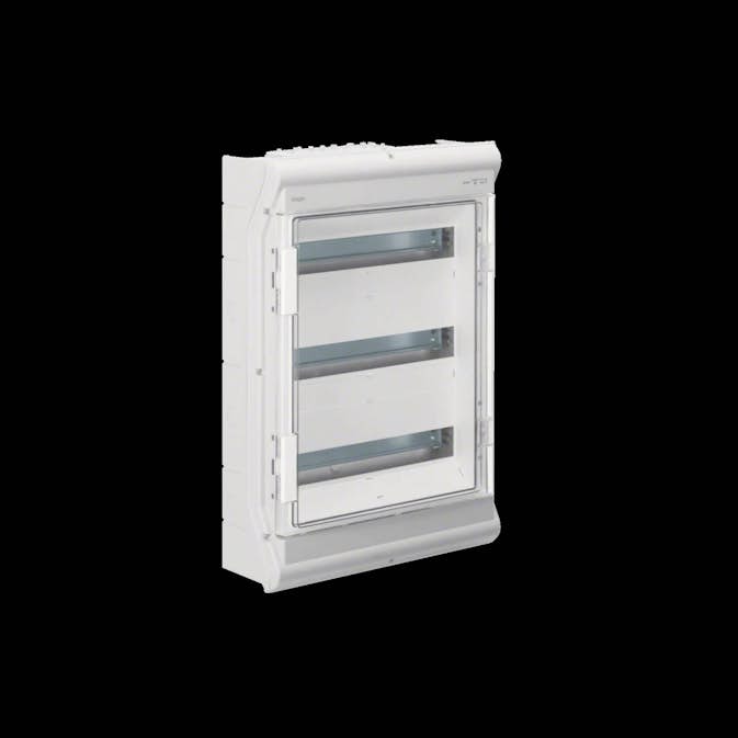 Plastkapsling Hager Vector Utanpåliggande för Inomhusmontering IP65