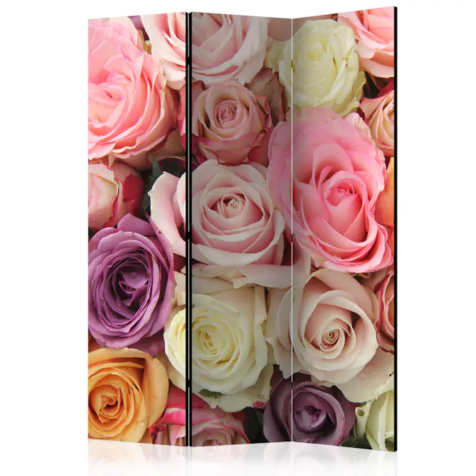 Rumsavdelare Skärmvägg Arkiio Pastel Roses 135x172 cm