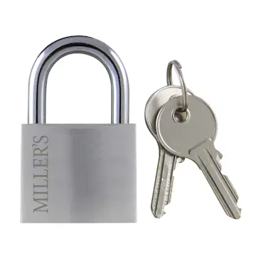 Hänglås Millers Aluminium