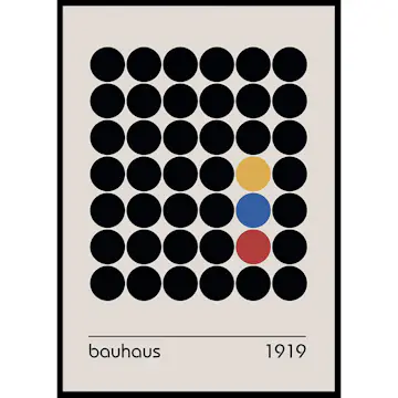Poster Gallerix Bauhaus Dots 1919