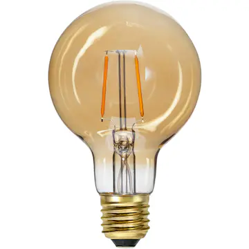 LED-Lampa Star Trading E27 G80 80lm Amber för Belysning