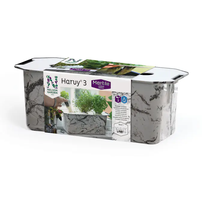 Startpaket Nelson Garden Odling Harvy3 Marmor