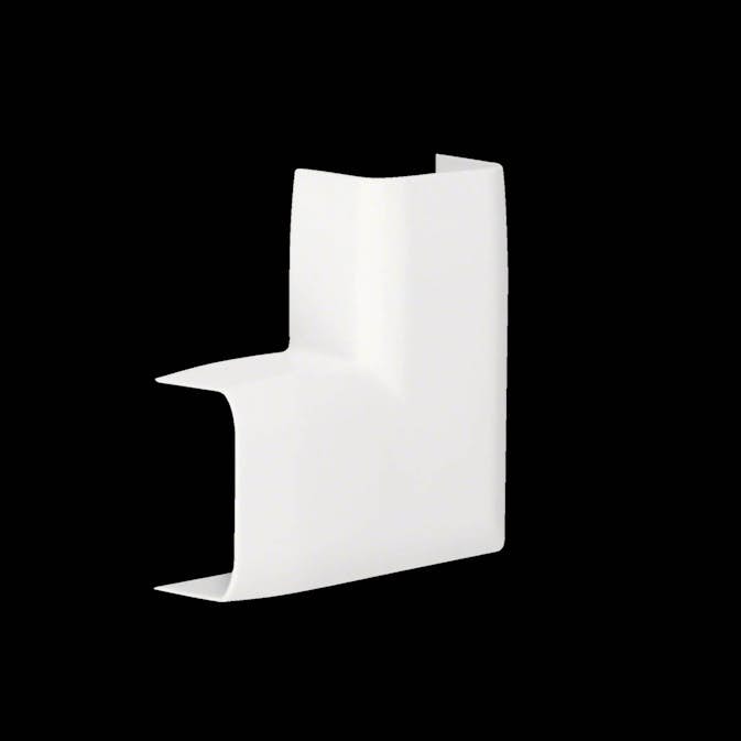 L-Vinkel till Minikanal Hager ATA/ATH Halogenfri Vit RAL 9016