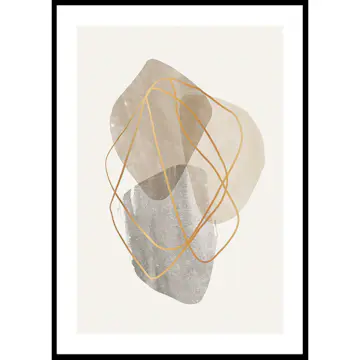 Poster Gallerix Boho Abstract No1