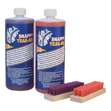 Teaktvätt Snappy Teak-Nu Kit, 2 x 950 ml