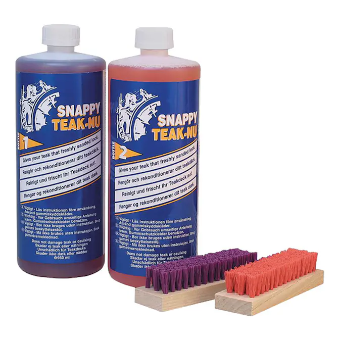 Teaktvätt Snappy Teak-Nu Kit, 2 x 950 ml