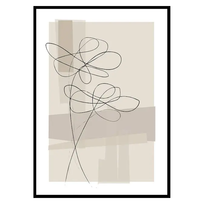 Poster Gallerix Abstract Flower No1