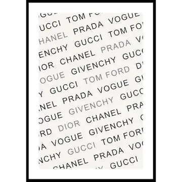 Poster Gallerix Fashion Brands