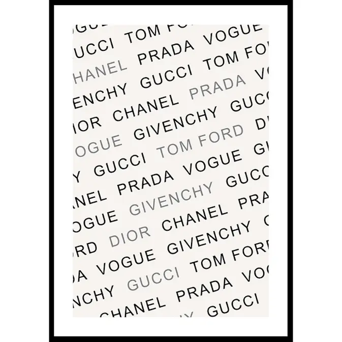 Poster Gallerix Fashion Brands