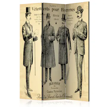 Rumsavdelare Skärmvägg Arkiio Vêtements Pour Homme 135x172 cm