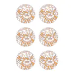 Glasunderlägg Åry Trays Bachelors Button